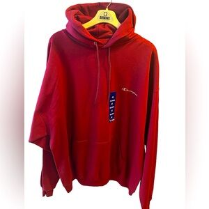 Long Sleeve Burgundy Hoodie by Champion.   New with Tags.  Size = XXL TTG